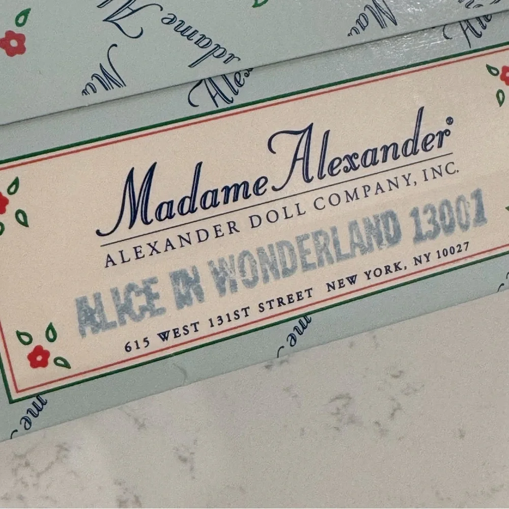 Enchantments by Rhonda Madame Alexander Alice in Wonderland 13001